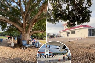 collage of Hacaritama Airport in Colombia