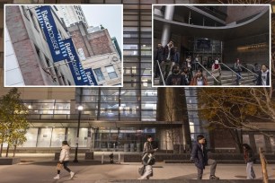 A collage of buildings.