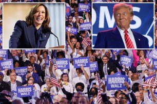 Kamala Harris, Donald Trump, DNC