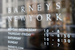 Barney's New York is back for a limited time -- just in time for fashion week.