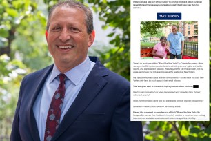 City Comptroller Brad Lander, a candidate for City Hall, is taking a page from the late Mayor Ed Koch -- by distributing an office "survey" asking New Yorkers about the job he's doing as the city's chief auditor and watchdog.