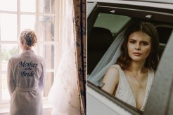 A bride had her wedding ceremony without her mom, who had been running late.