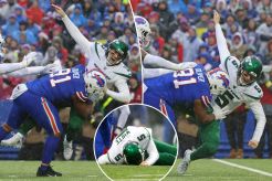 Mike White has witty response about teaming with Bills player whose vicious hit broke ribs with Jets