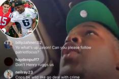 Patriots' Javon Baker gets heated over traffic ticket on Instagram live