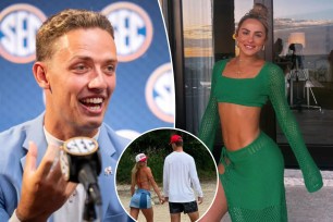 Georgia quarterback Carson Beck confirmed he's dating Miami Hurricanes guard Hanna Cavinder while discussing how his live has changed since he led the Bulldogs to two national championships in 2021 and 2022. 