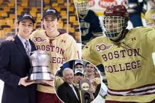 Jerry York Boston College Johnny Gaudreau