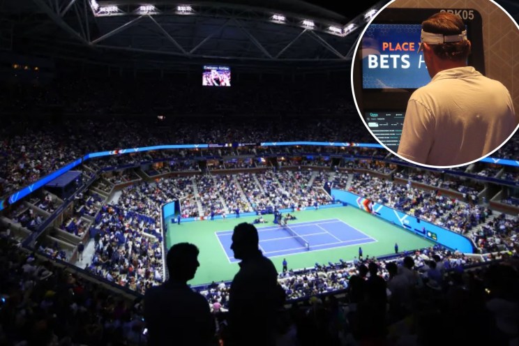 Fans at the U.S. Open