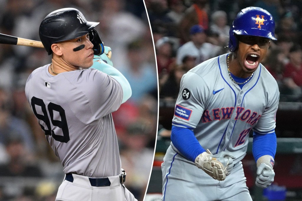 Aaron Judge of the Yankees, Francisco Lindor of the Mets