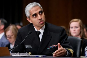 U.S. Surgeon General Vivek Murthy speaks during a Senate Health, Education, Labor and Pensions Committee hearing entitled "Why Are So Many American Youth in a Mental Health Crisis? Exploring Causes and Solutions," on Capitol Hill in Washington, U.S., June 8, 2023.